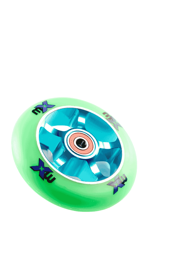Micro Wheel 100 mm Green/Blue