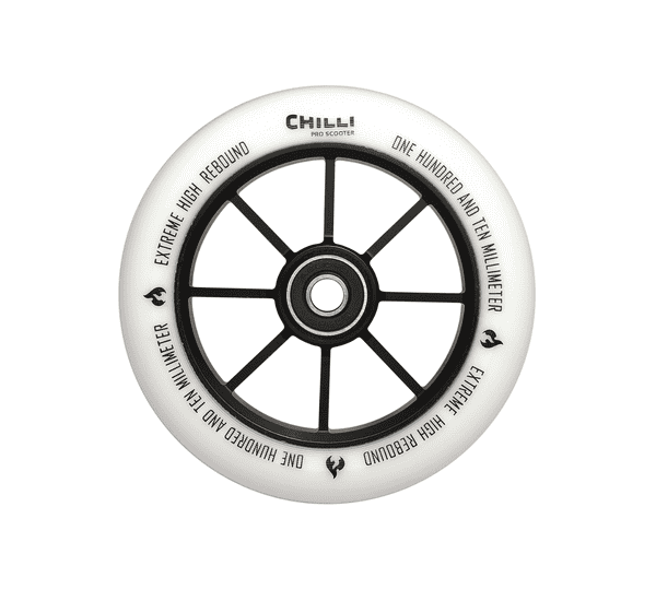 Chilli Wheel Base (S) and Rocky Series - 110mm - White