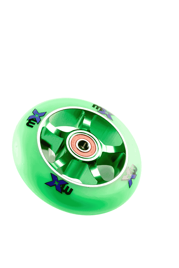Micro Wheel 100 mm Green