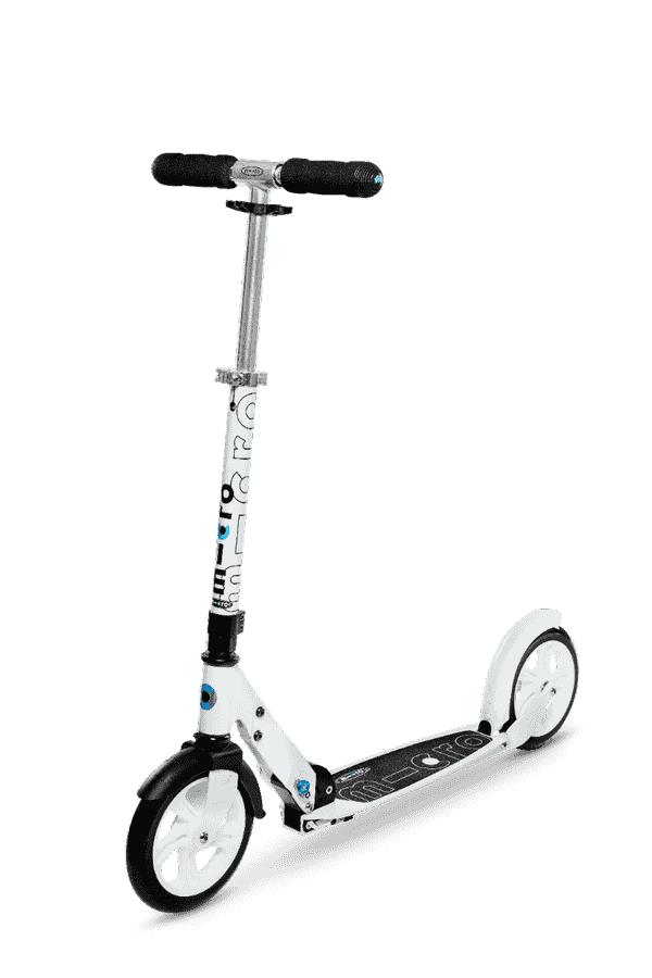 Micro | Trottinette avec Suspension | Trottinette Adulte | Suspension Avant et Arrière | Grandes Roues | Pliable | 14+ Ans | Noir