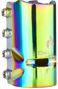 Chilli Clamp Single Slit - 4-Bolt SCS Oversized incl. Shim - Neochrome