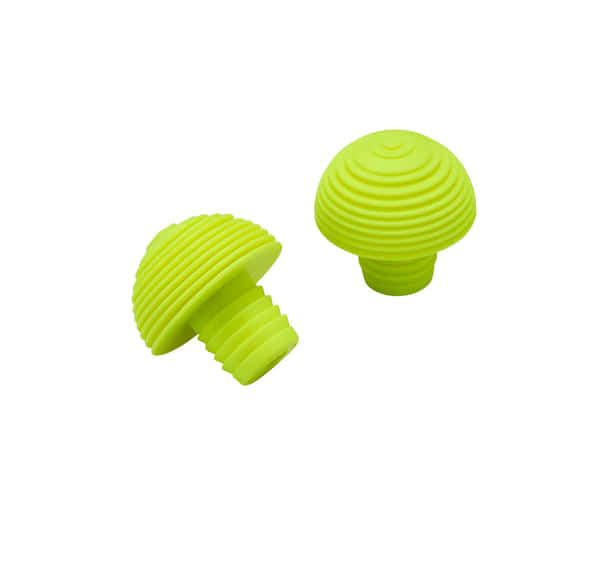 Handlebar End Caps Yellow Rocket 2.0