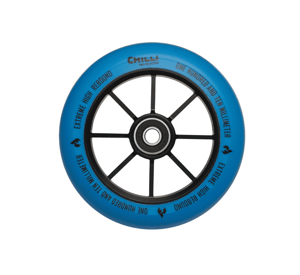 Chilli Wheel Base (S) and Rocky Series - 110mm - Blue