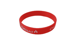 Chilli Wristband - Red/White