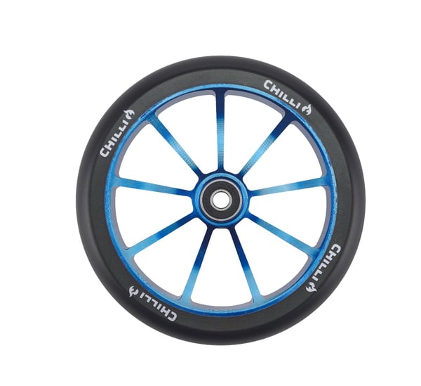 Chilli Wheel Wave Track Series - 150mm - Black/Blue