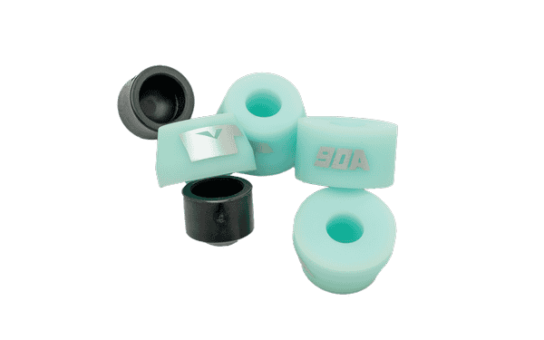 4x Bushings Tiffany Blue 90 Shore A And 2x Pivots (Set) Surfskate