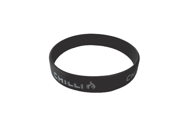Chilli Wristband - Black/White