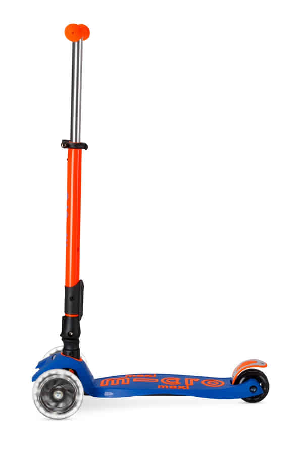 Trottinette Maxi Micro Deluxe Rouge LED : idéale pour les enfants dès 5 ans