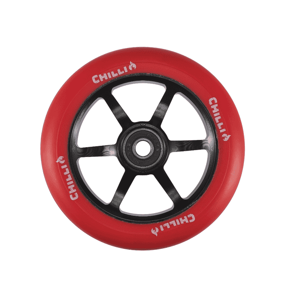 Chilli Wheel 5000 Series - 110mm - Black/Red