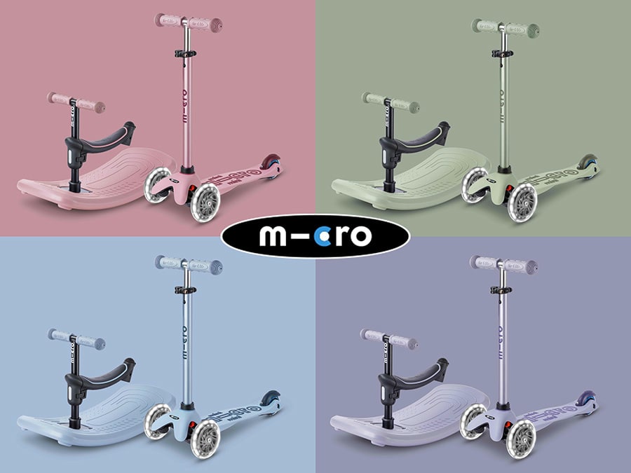 Mini Rocker Scooter Mini Micro Deluxe Rock & Go LED – 6-in-1 rocker & scooter | Micro ...