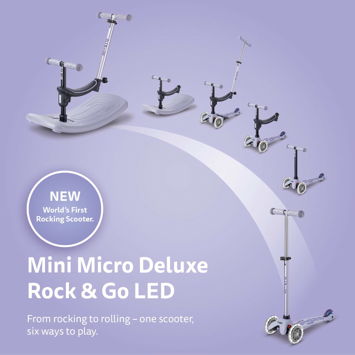 World first: Mini Micro Rock & Go LED