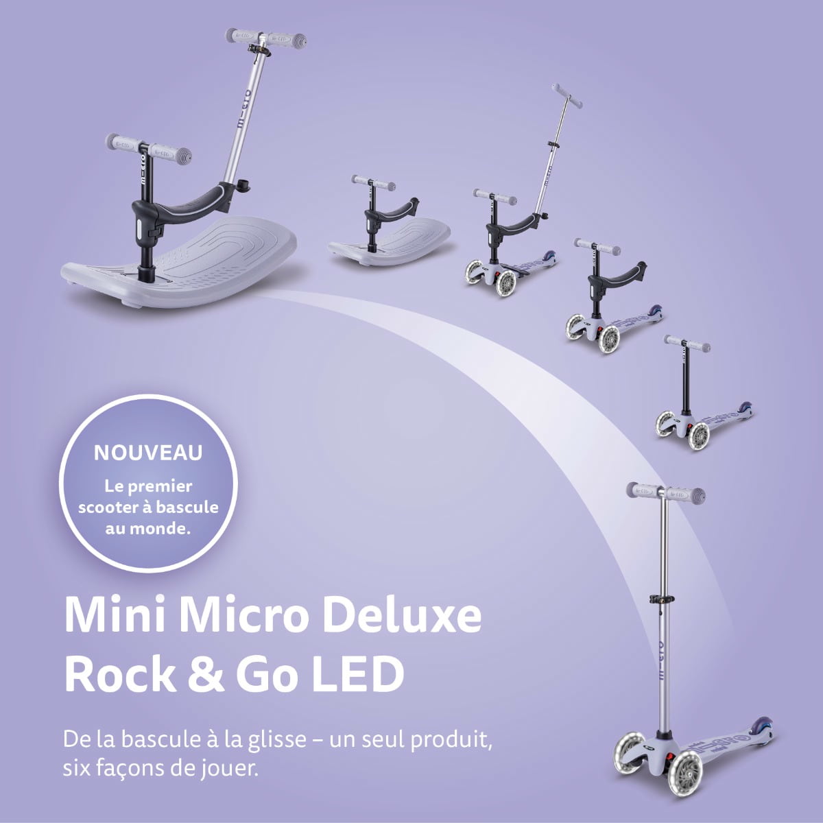Nouveauté mondiale : Mini Micro Rock & Go LED