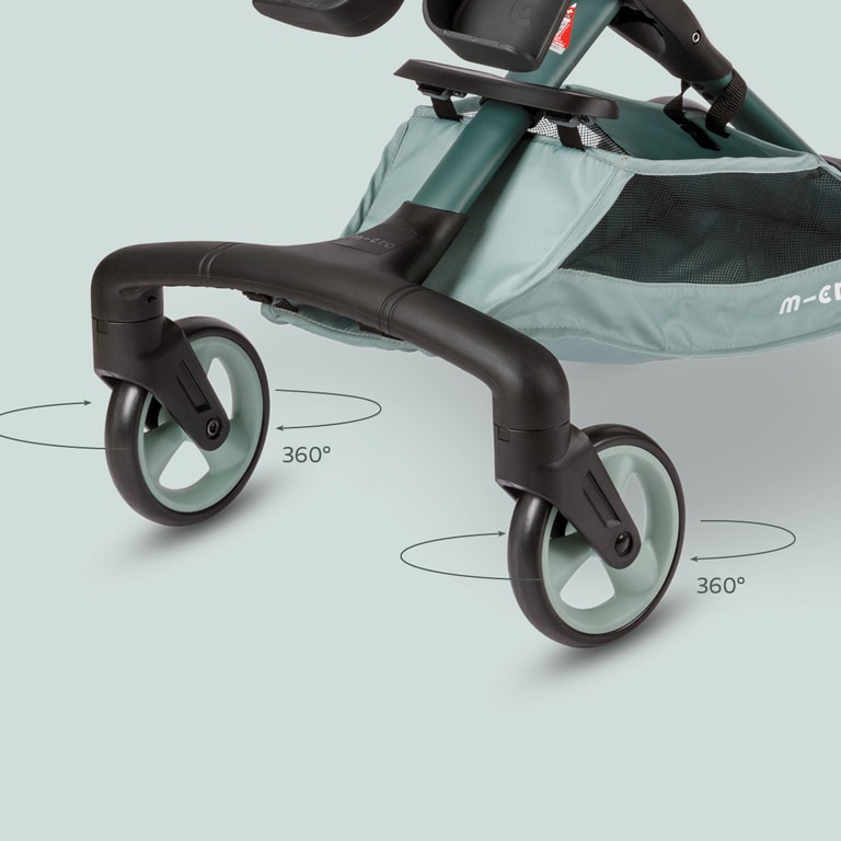 360° Grad schwenkbare Räder