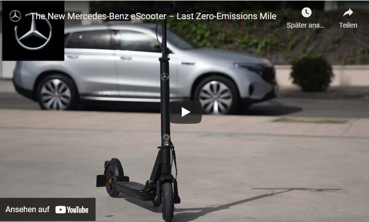 Der neue Mercedes-Benz eScooter